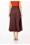 Wooden Detailed Belted Skirt - 3