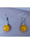 Women's Natural Stone Orange Earrings Bijouterie Trendy Stylish Gift - 3