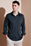 Cotton Regular Fit Straight Collar Shirt Men's Shirt Cf25S 119628