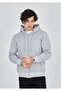 Unisex Gray Full Zipper Hooded Sweatshirt - 2