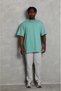 Dressify Women’S Fashion Unisex Oversize Plain Crew Neck T-Shirt - Mint Green - 4