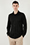 Cotton Regular Fit Straight Collar Shirt Men's Shirt Cf25S 119628 - 4