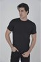 Men's Slim Fit T-shirt with Mesh Pockets - Black