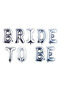 Bride to Be Silver Foil Balloon Set – Stylish Decor for Your Bachelorette Party! 🎈 🎊