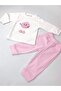 Pumpkin Embroidered Baby Girl Set - 5