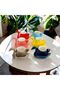 Large goose tea and Nescafe cup set, 6 saucers and 6 tea cups