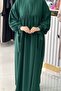 Hajj Umrah Half Zip Dress with Sleeves - 3