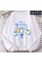 Hip Hop Harajuku Vintage Style 5 Cats Blowing Fans White