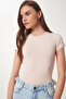 Sandy Knitted T-Shirt Fitted Light Tulip Rjf0002