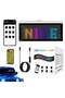 Rgb Led Matrix Panel Digital Screen 17X7 cm App Controlled Remote Controlled 16X32 Led Animation Scrolling Screen