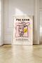 Framed Picasso Musée D'Orsay Minimalist Portrait Premium Painting: Parisian Chic and Art Signature
