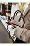 Women's Mini Crocodile Pattern Cross Strap Hand and Shoulder Bag - 2