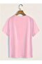  Printed T-Shirt, Short Sleeve Crew Neck Casual Top for Summer and Spring, Women's Clothing - 3