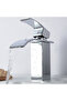 Basin Faucet Chrome Waterfall Square Body Tilted Basin Vanna Armaturedouble Entry Faucet Luxury Ergonomic - 3