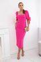 Rochie midi cu funde aplicate ART2708 - 3