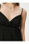 Mini Strap Dress with Flounce - 5