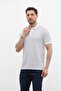 Men's Polo Collar Sailing Patterned 100% Cotton T-Shirt Short Sleeve - 3