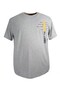 Men's Large Size Printed Single Jersey Crew Neck T-Shirt