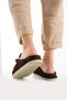 Rustica Women's Genuine Leather Laceless Daily Comfortable Brown Slippers - 6
