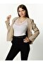 A+ Quality Combed Cotton Tulle Detail Pool Collar Tank Top & Body - Daily Casual under Jacket - 8