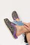 Savora Women's Fabric Plush Slip-On Vibrant Purple Indoor Slippers - 5