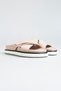 Luiza Women's Genuine Leather Laceless Flat Sole Powder Slippers - 3