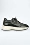 Tirano Genuine Leather Handmade Black Men's Casual Shoes - 5