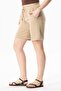 Elastic Waist Windproof Women'S/Men's Unisex Muslin Summer Shorts Mink Vzn - 5
