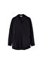Black V-Neck Blouse - 3