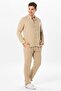 Muslin Elastic Waist Double Pocket Men's Summer Trousers Mink Vzn - 4