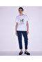 Visual and Slogan Printed T-Shirt