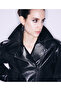 Crocodile Patterned Biker Coat - 7