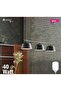 مصباح LED E27 40 واط 6000 كلفن، أبيض - 4