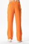 Muslin Elastic Waist Double Pocket Men's Summer Trousers Orange Trnc - 2