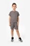 Western Pocket Detailed Summer Muslin Boy Shorts Gray Gray - 5