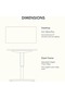 FlexiSpot Ergonomic Electric Standing Desk 120x75 cm Sturdy and Durable Desk - Grey Whiteriver Oak - 5