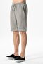 Elastic Waist Muslin Men's Summer Shorts Striped Black Czglsyh - 3