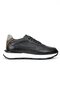 Alberto black genuine leather handmade men's sports shoes - 5