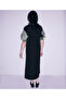 Technical Fabric Mix Dress - 6