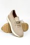 Rafael Beige Men's Knitwear Genuine Leather Handmade Sports Shoes