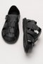 Men's Inside and Outside Genuine Leather Orthopedic Summer Flexible and Very Light Casual Shoes Sandals Black - 7