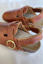 Nora Genuine Leather Sabo Sandals Brown Cork Sole 26-30 - 5
