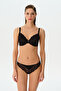 Women's Black Linda Lace Unpadded Bra - 2