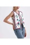 Embroidered Linen Women's Vest - 2