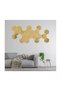 Wall Decoration 12-Piece Gold Plexiglass Hexagonal Honeycomb Wall Decoration for Living Room, Office and Entrance |   10X10 cm - 4