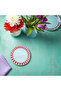 Red Pink Pip Studio Love Birds Compatible Embroidered Cocktail Napkin - 2 Pieces - 2