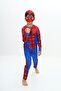 High Quality Spi Muscular Child Masked Black Spider Adem Pattern Pajamas Suit - 3