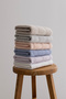 Ivory Grey Bordered Micro Fiber 100% Cotton 2-Piece Bath Towel Set 50 X 90 - 70 X 140 1102A - 6