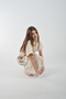 Muslin Beach Dress Kilim Pattern Round Neck 1 Piece - 3