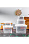 5 Containers, 360 ml, 620 ml, 1050 ml, 1700 ml, 2750 ml